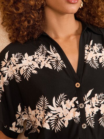Abito camicia di love & roses in nero