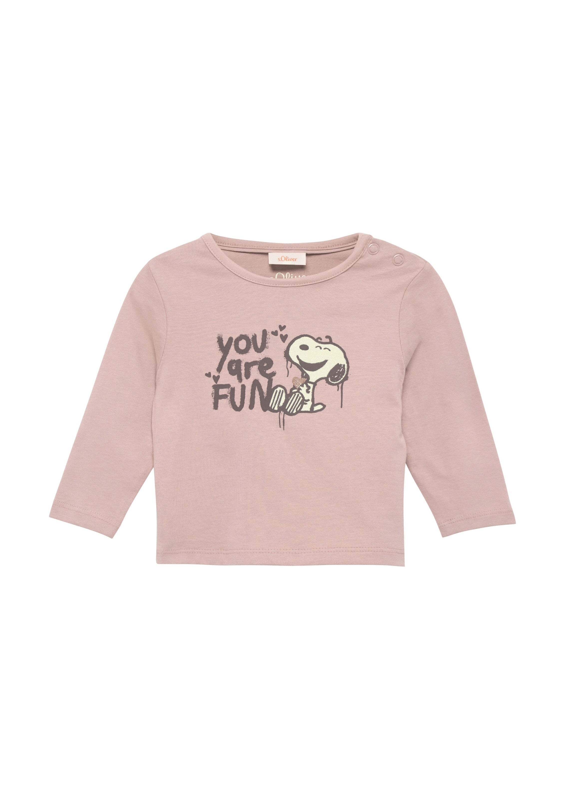 T-Shirt s.Oliver en rose : devant