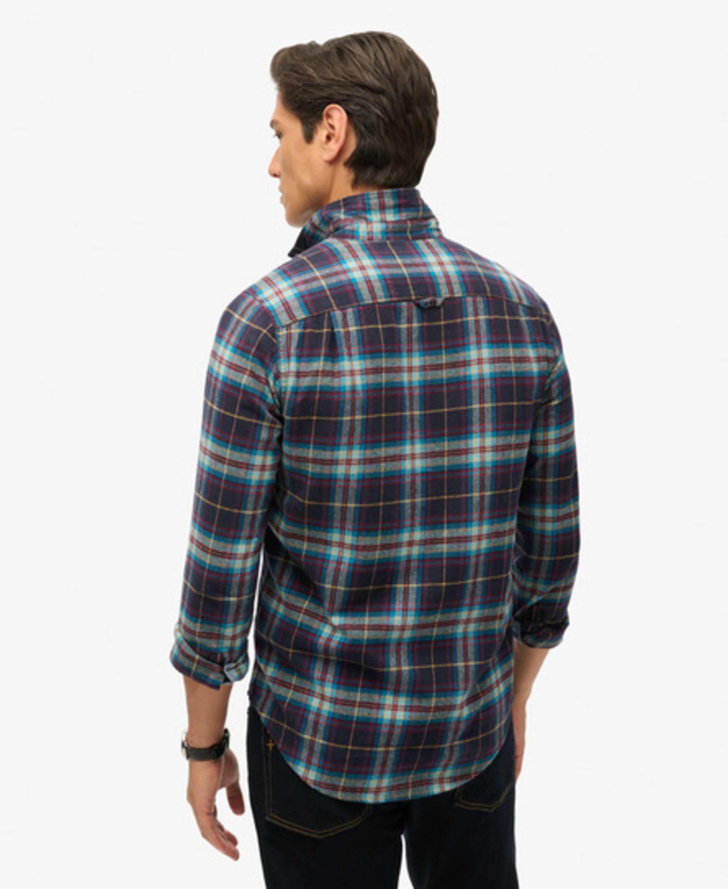 Superdry Regular Fit Hemd in Blau