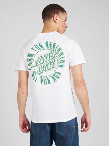 Santa Cruz Shirt 'Beginning' in White: front