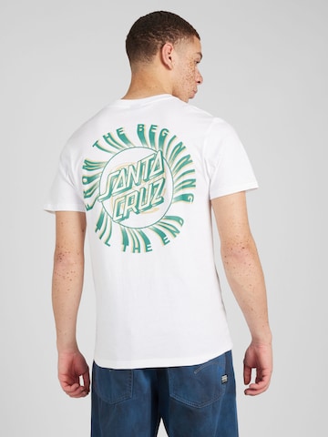 Santa Cruz Shirt 'Beginning' in White: front