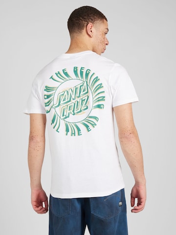 Santa Cruz T-shirt 'Beginning' i vit: framsida