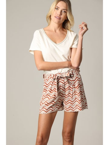 Deeluxe Regular Broek 'Sulla' in Rood: voorkant