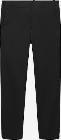 MANGO MAN Slim fit Pants in Black: front