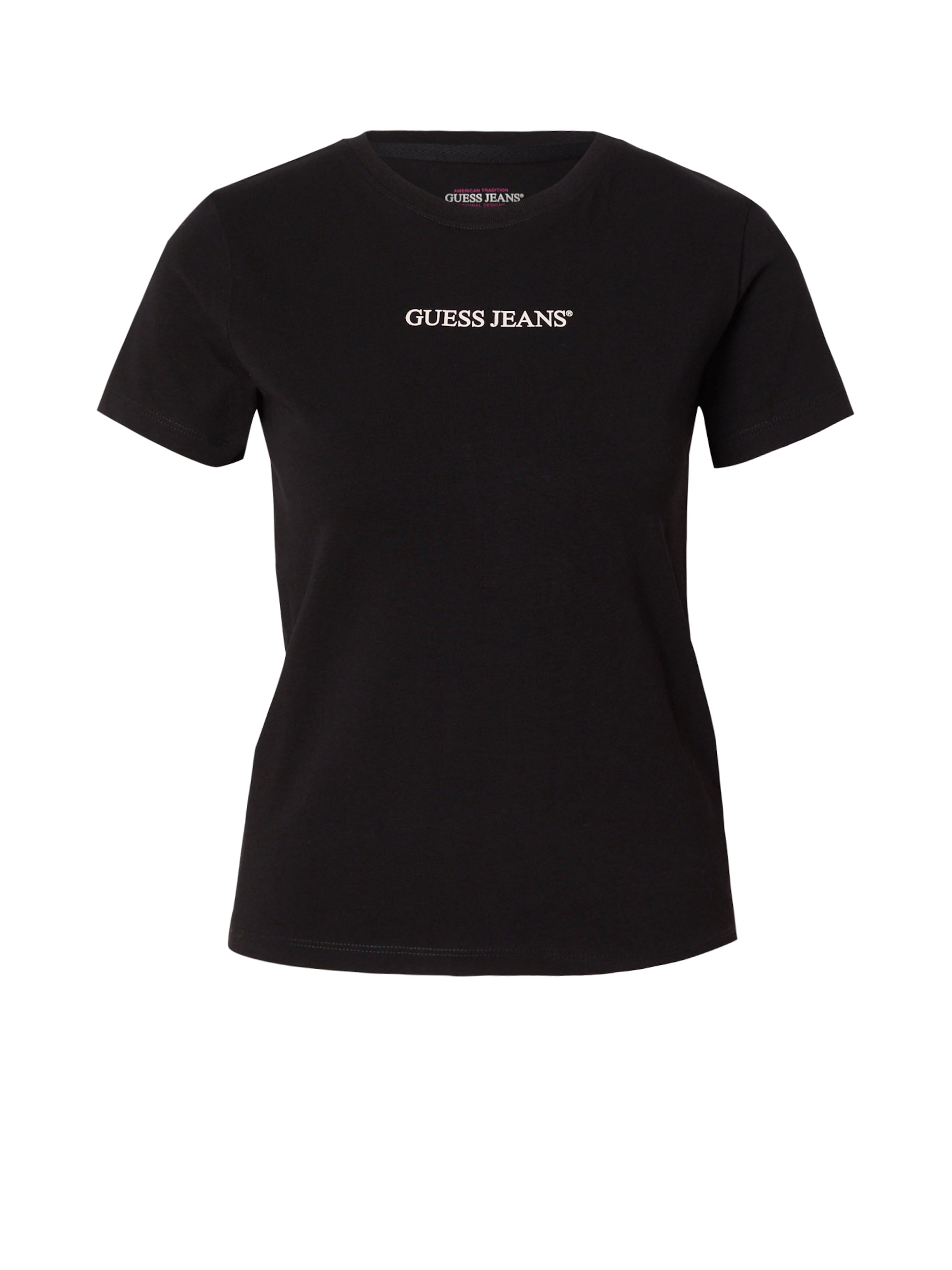 GUESS JEANS Póló - fekete: elől