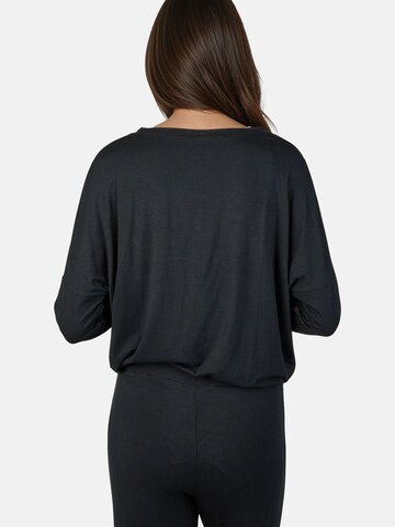 Myjama Schlafshirt 'Cami' in Schwarz