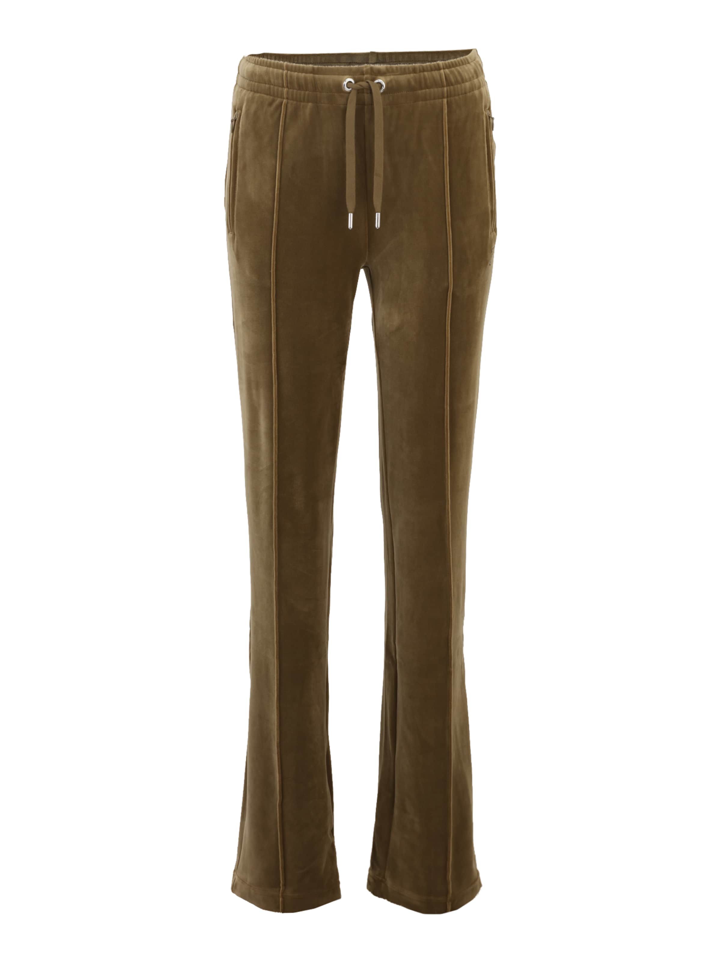 Pantalon 'Tina' Juicy Couture Petite en vert : devant