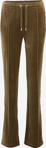 Juicy Couture Petite Broek 'Tina' in Groen: voorkant