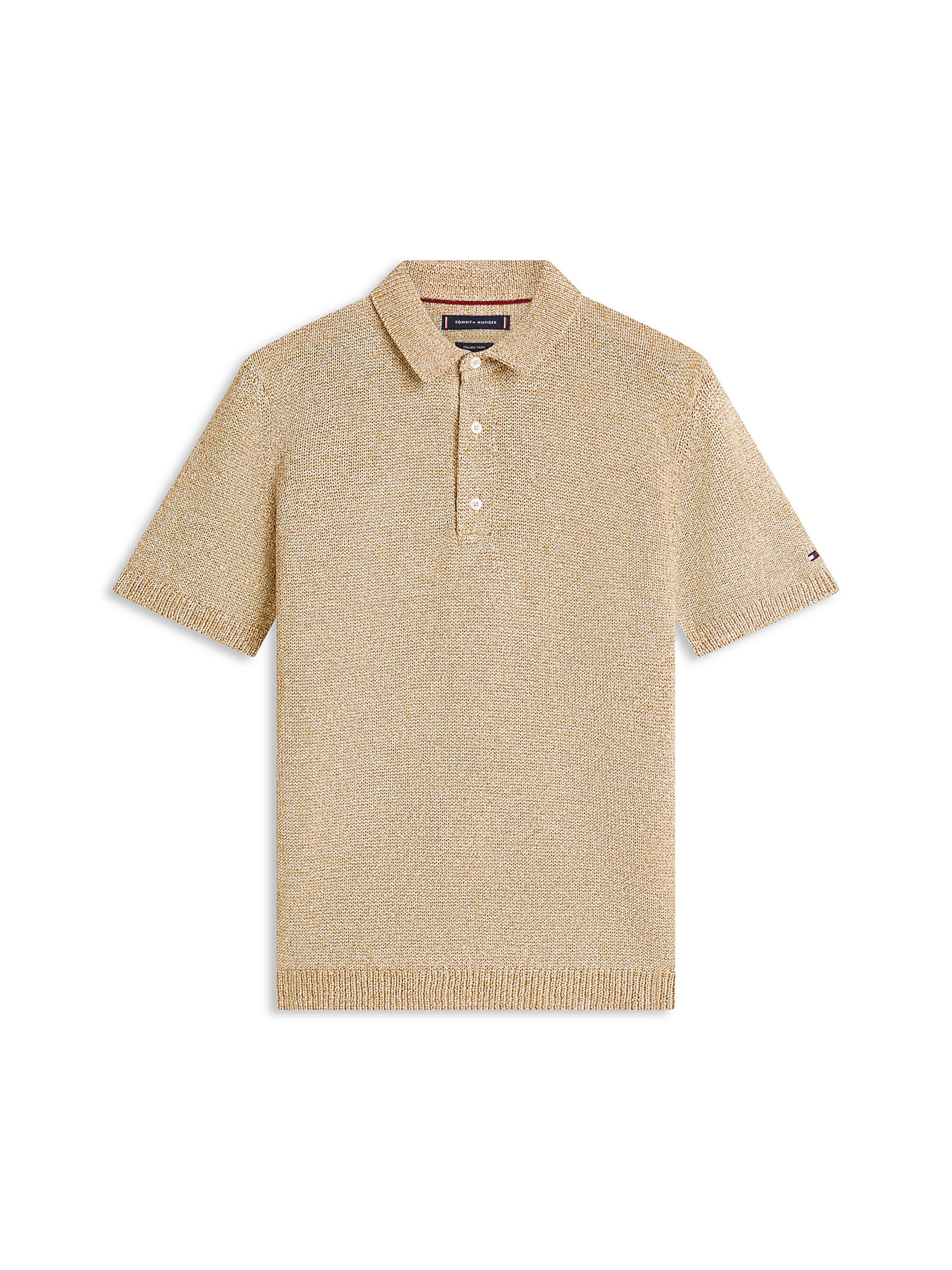 Pull-over TOMMY HILFIGER en beige : devant