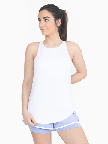 Spyder Sports Top in White: front