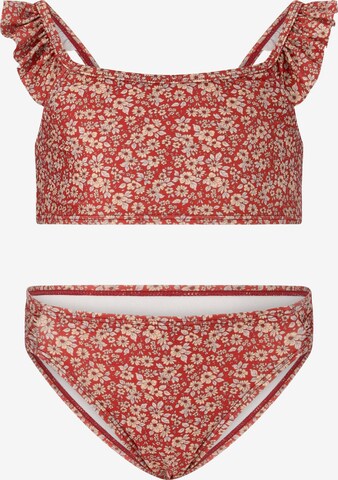 ZigZag Bikini 'Carly' in Red: front