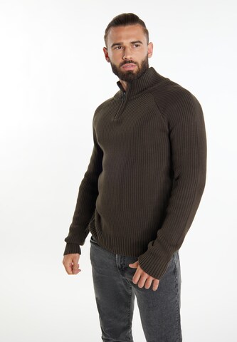 DreiMaster Vintage Sweater in Brown: front