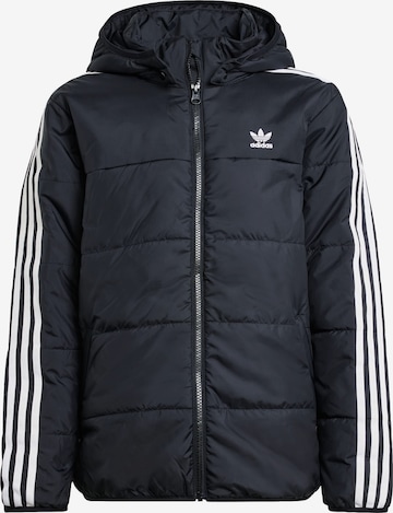 ADIDAS ORIGINALS - Chaqueta de entretiempo 'Adicolor' en negro: frente