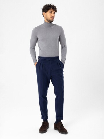 Regular Pantalon à pince Antioch en bleu