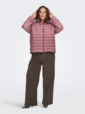 ONLY Carmakoma Between-Season Jacket 'CARTahia' in Pink