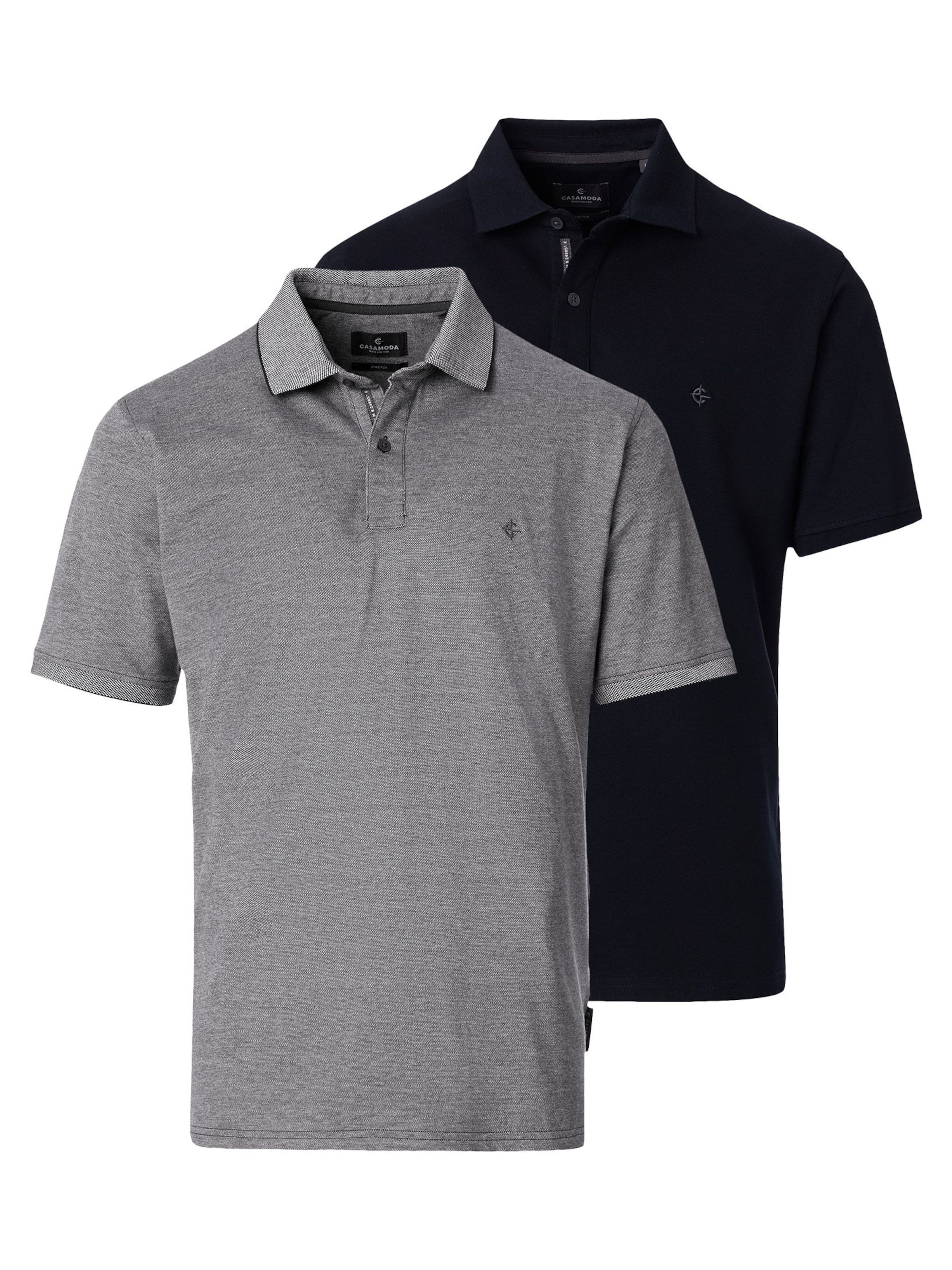 CASAMODA Shirt 'Basic' in Blue: front