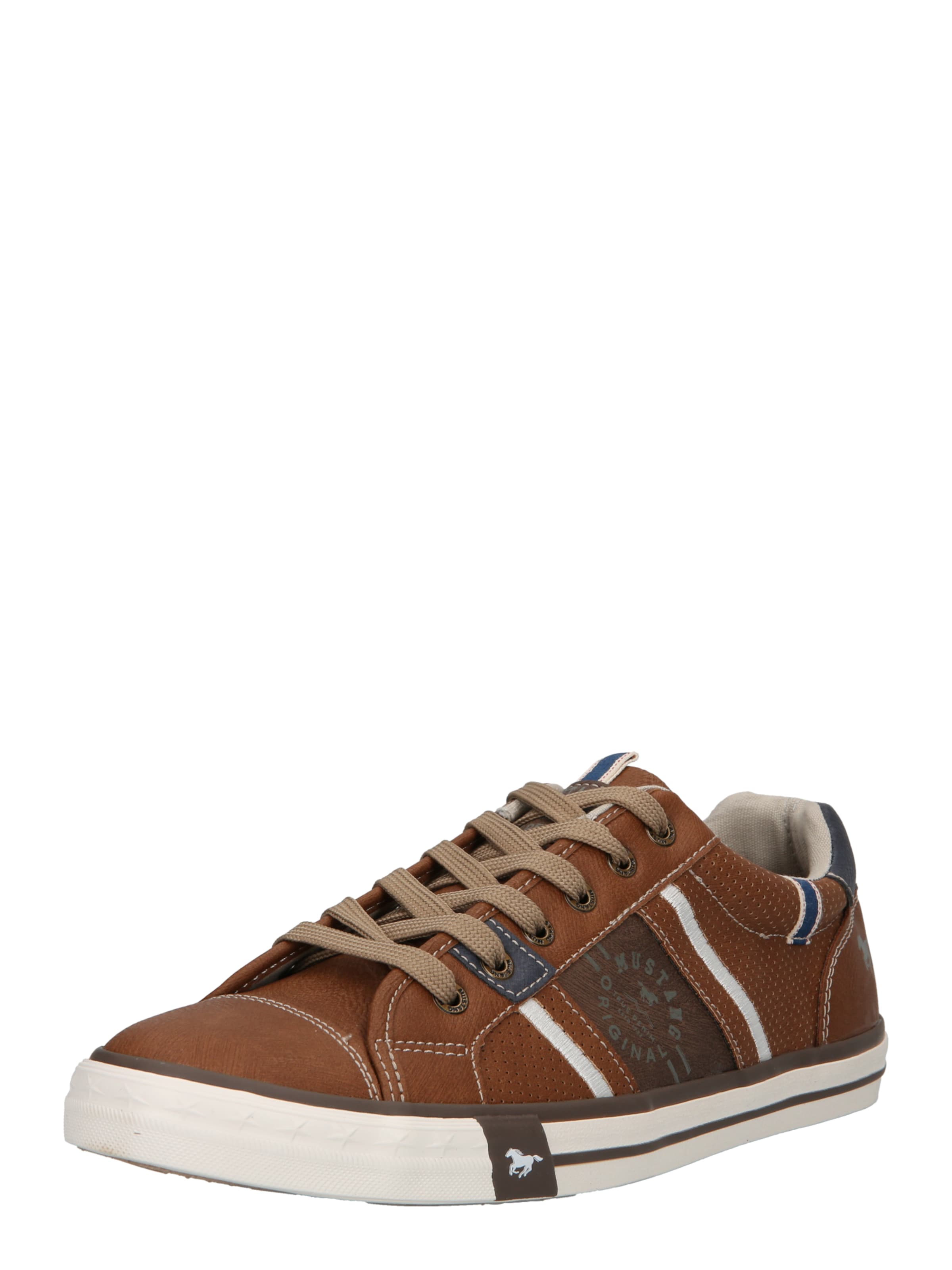 MUSTANG Platform trainers in Brown: front
