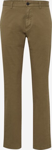 Pantalon chino 'David' HUGO en vert : devant