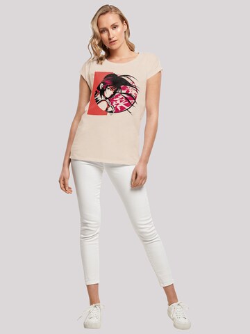 T-shirt 'Japanese Styles' F4NT4STIC en beige