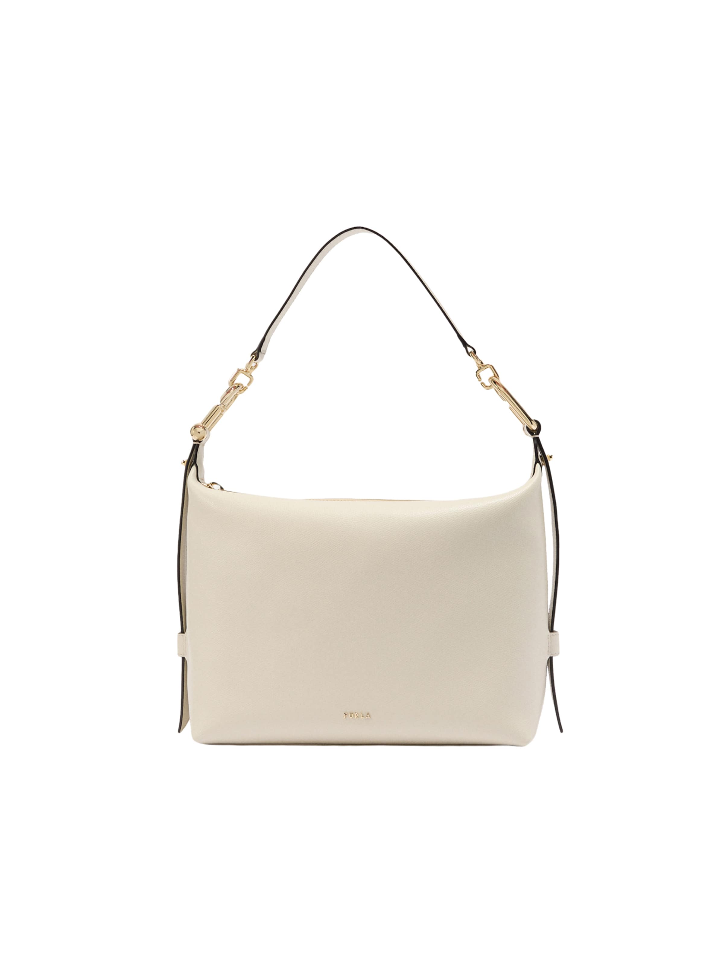 FURLA Axelremsväska 'TONIE' i vit: framsida