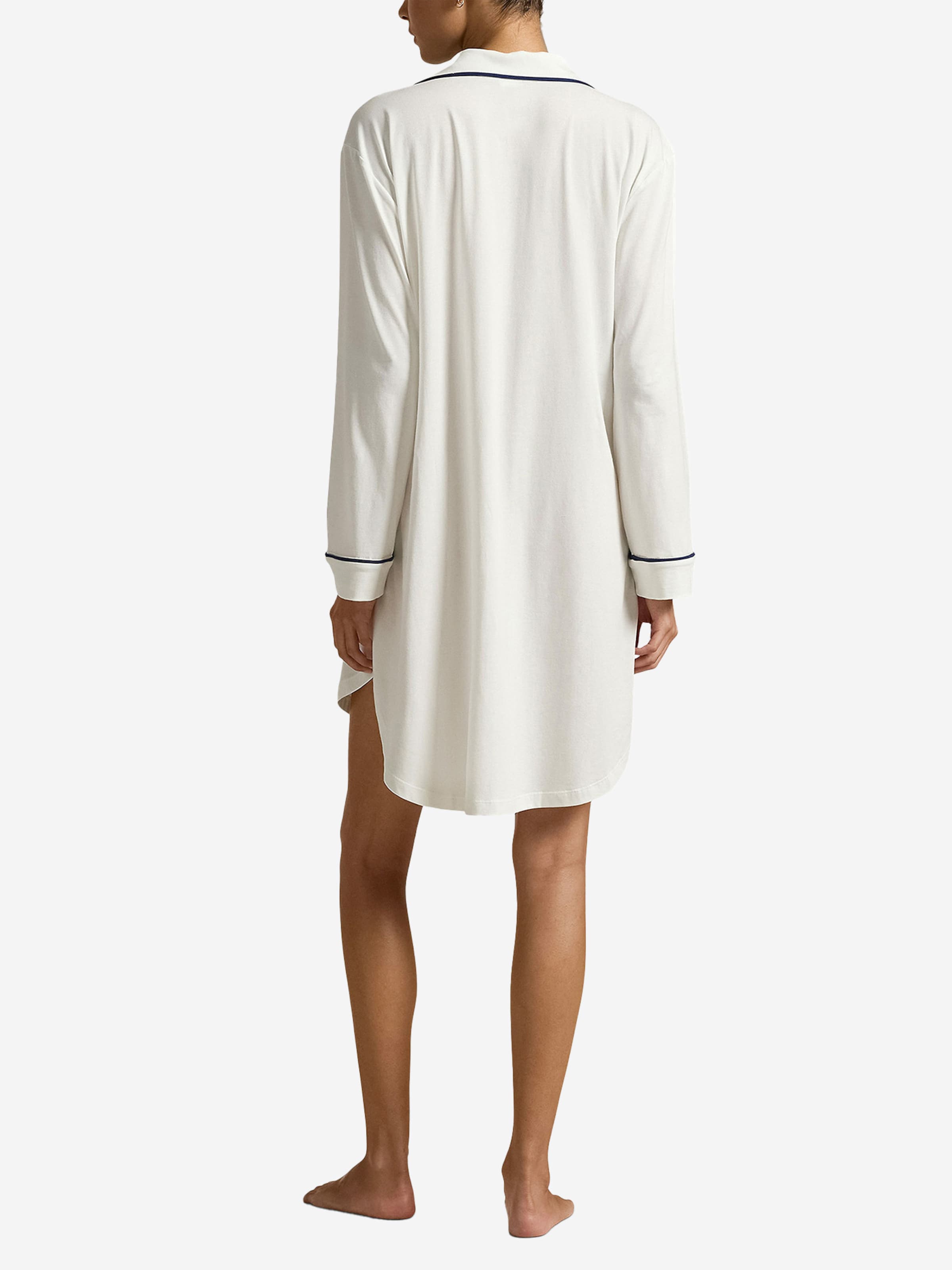 Chemise de nuit ' Polo Essentials ' Polo Ralph Lauren en blanc