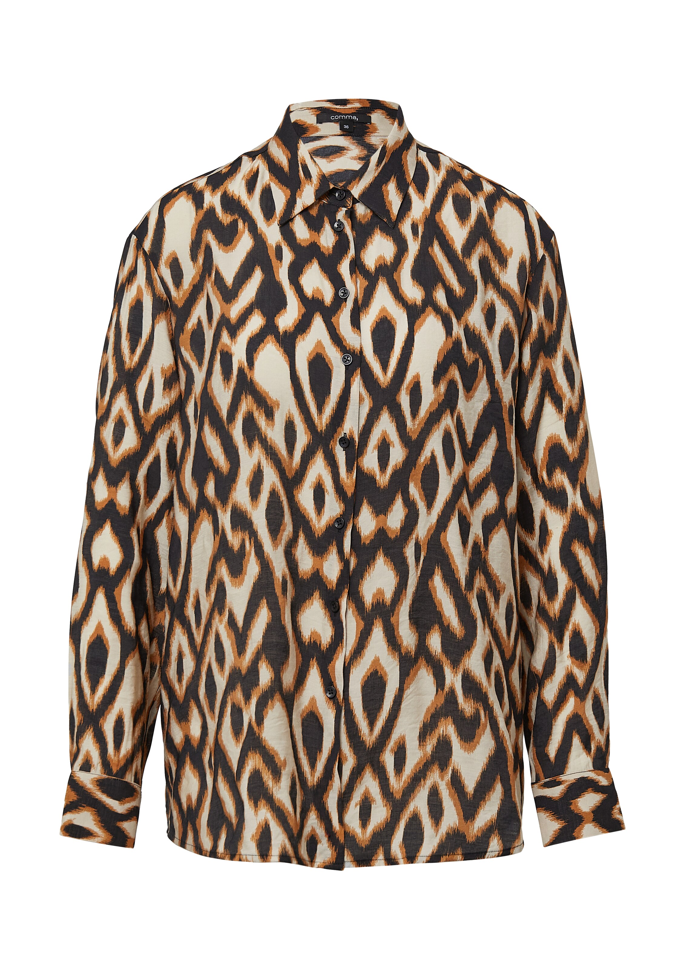 COMMA Bluse in Braun: Vorderseite