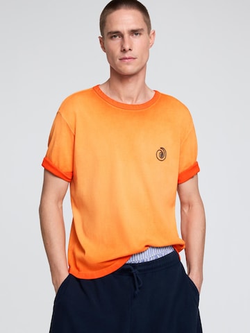 Desigual - Camiseta en naranja: frente