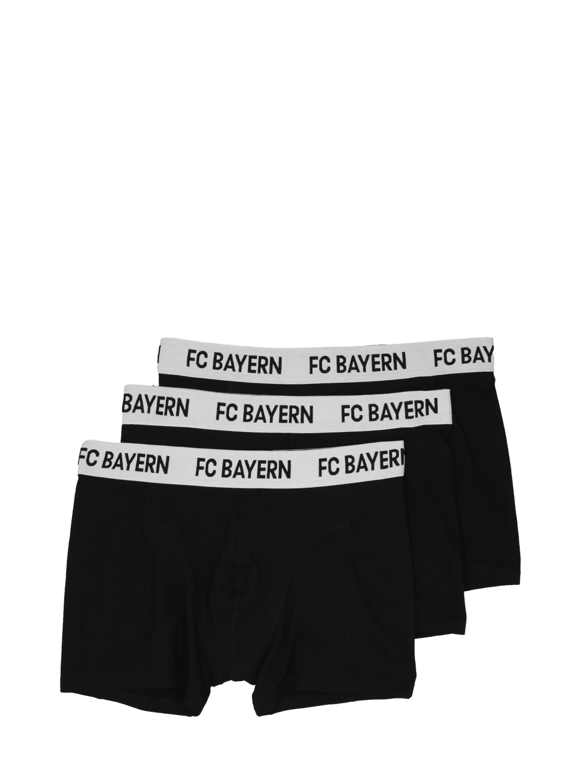 FC BAYERN MÜNCHEN Boxershorts 'Essentials' in Schwarz: Vorderseite