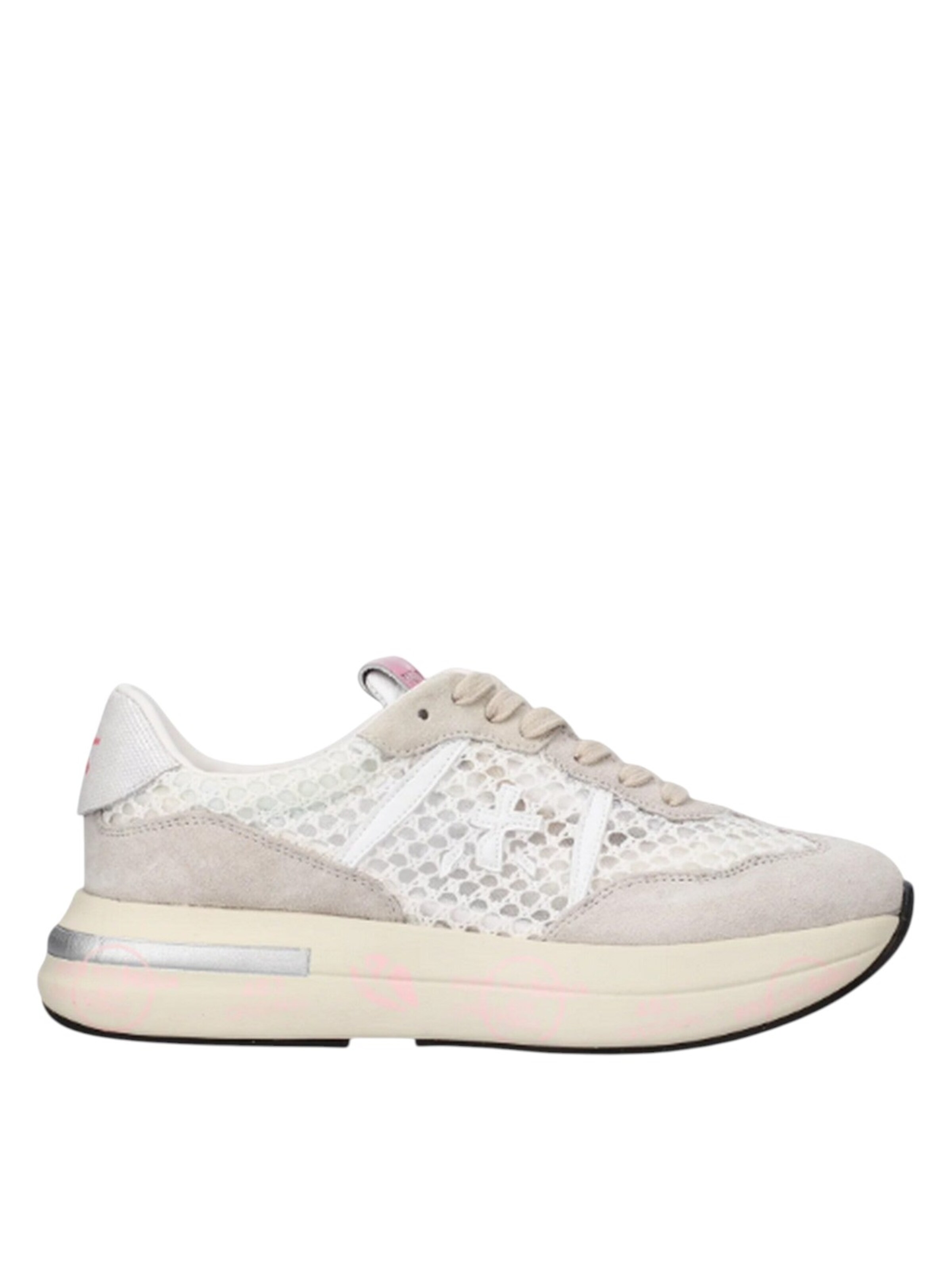 Premiata Sneakers in Beige: front