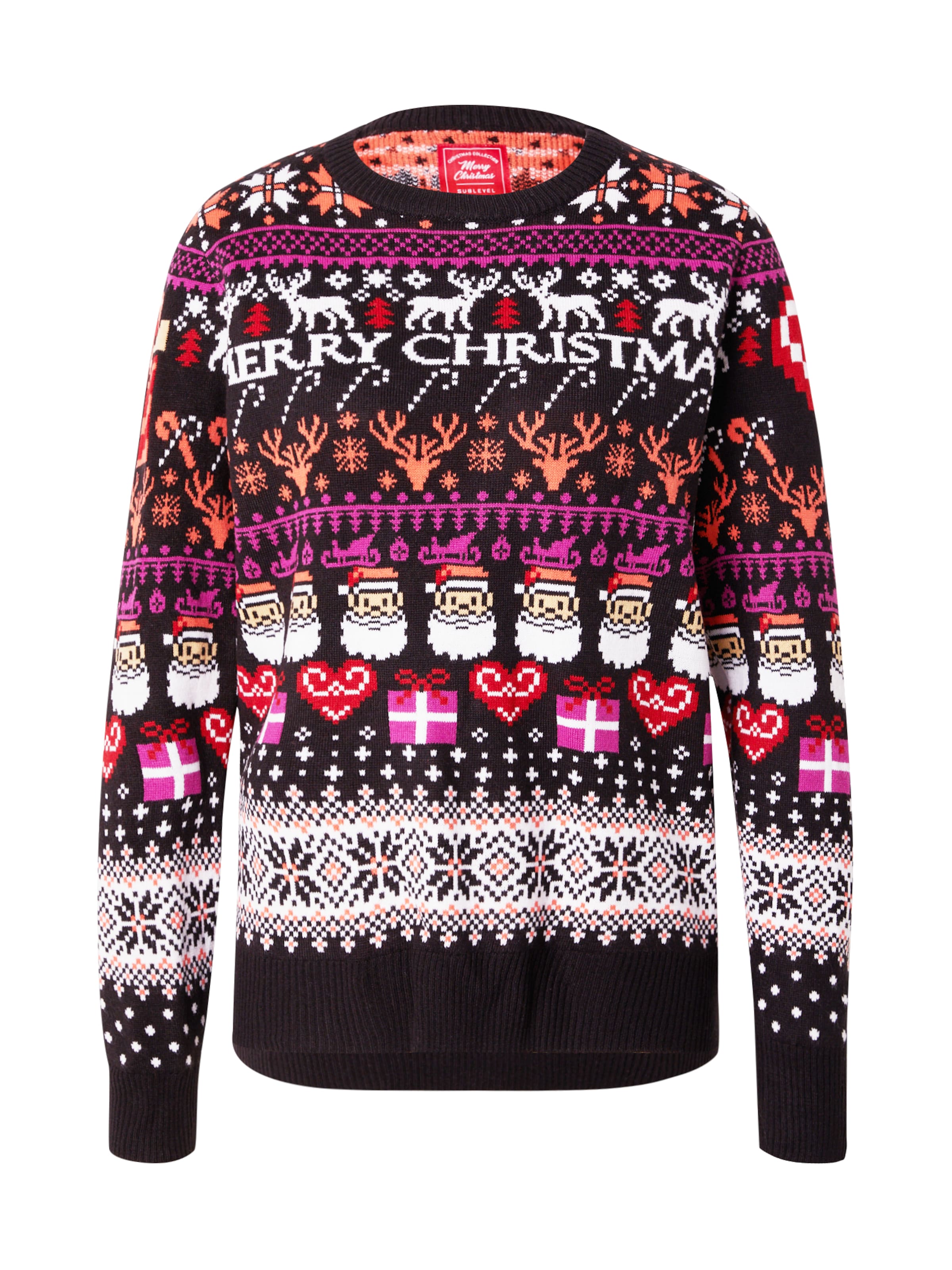 Sublevel - Pullover em preto: frente