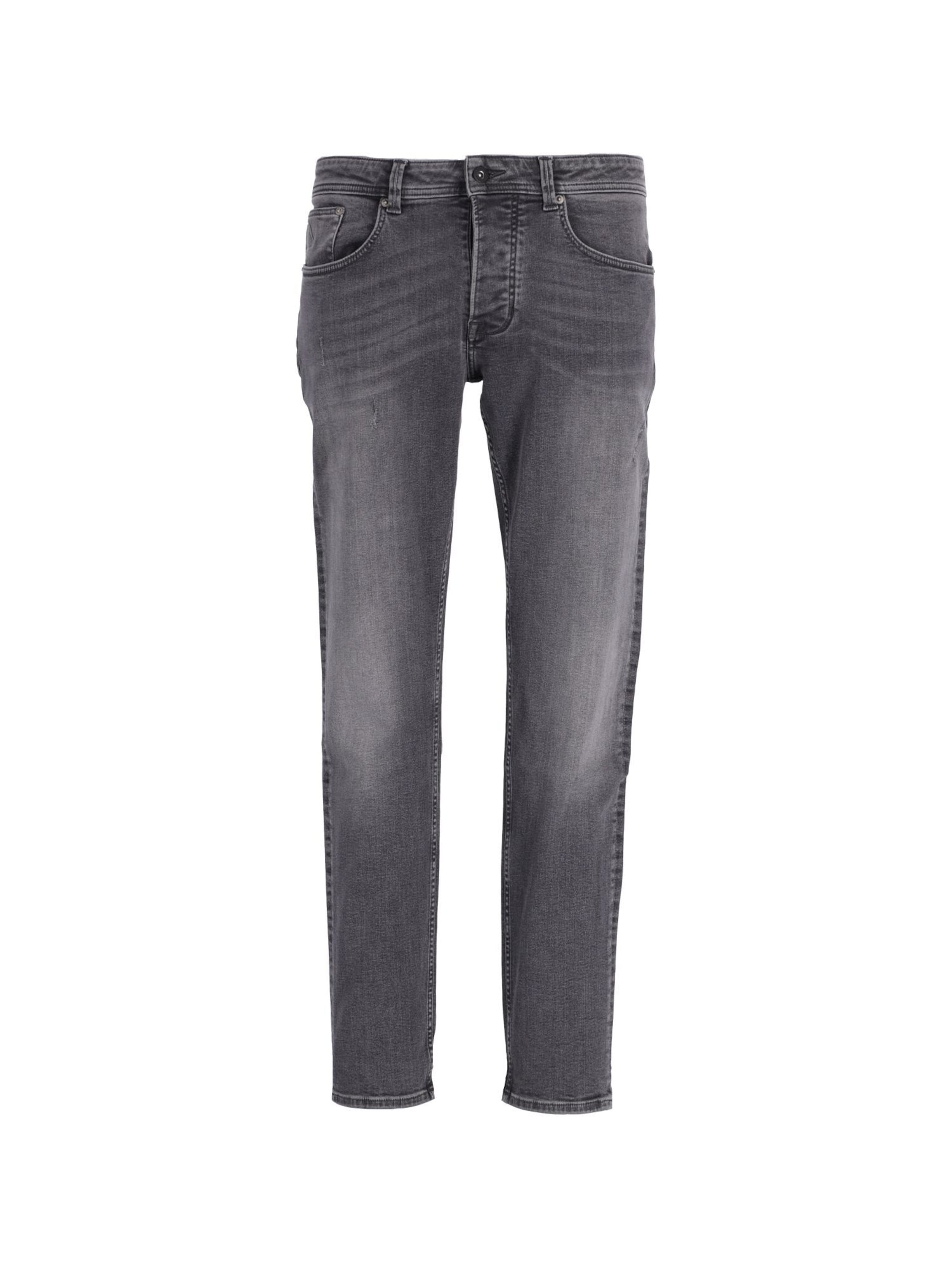 Coupe slim Jean ' Crown James ' CHASIN' en gris : devant