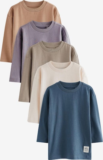 Next T-Krekls, krāsa - bēšs / miesaskrāsas / jūraszils / brūns / lillā, Preces skats
