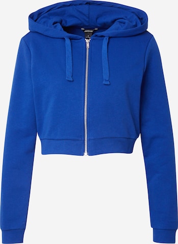 Veste de survêtement Monki en bleu : devant