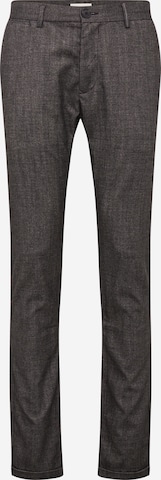 TOM TAILOR - Regular Calças chino em cinzento: frente