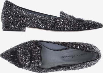 Chiara Ferragni Flats & Loafers in 39 in Silver: front