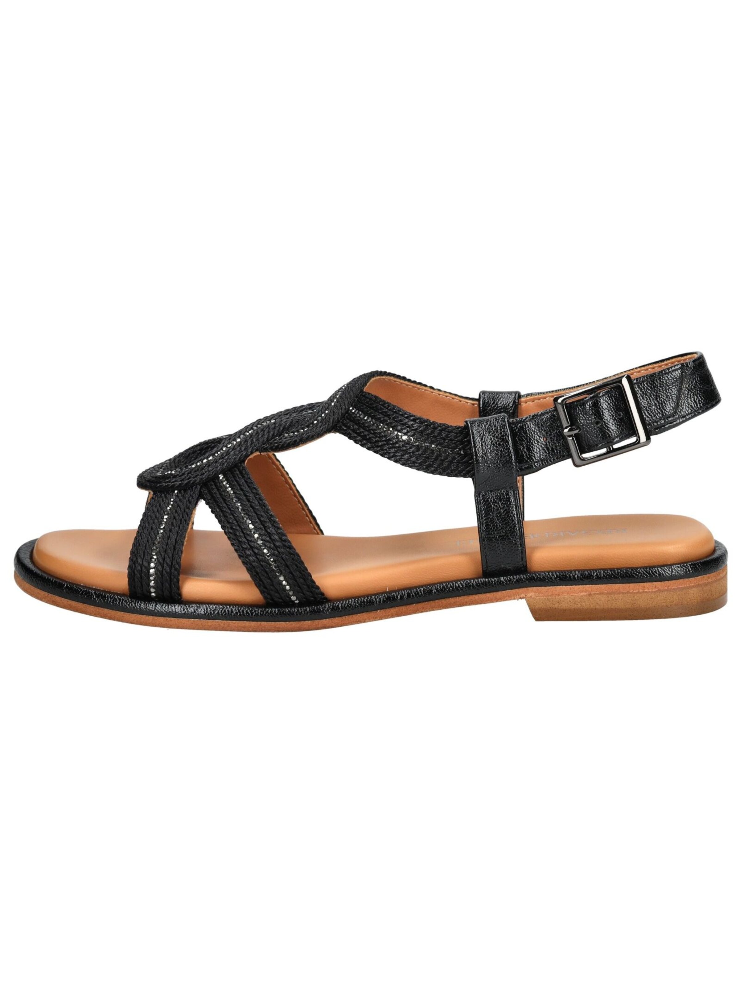 Regarde le Ciel Sandalen met riem in Zwart