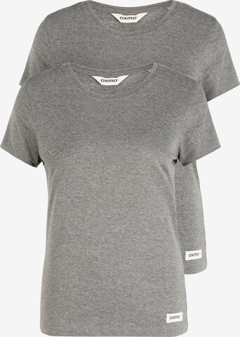 Oxmo T-Shirt 'Otta' in Grau: predná strana