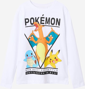 NAME IT Majica 'NKMAst Pokemon' | bela barva: sprednja stran