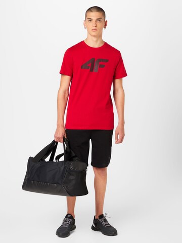 4F Sportshirt in Rot