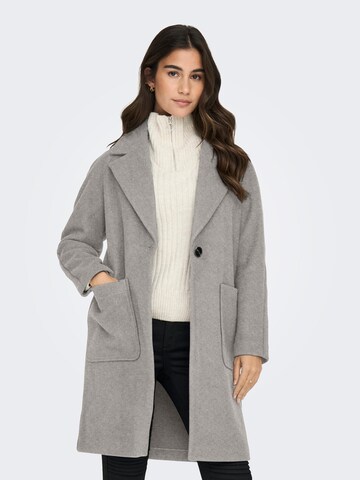 ONLY Between-seasons coat 'Victoria' in Grey: front