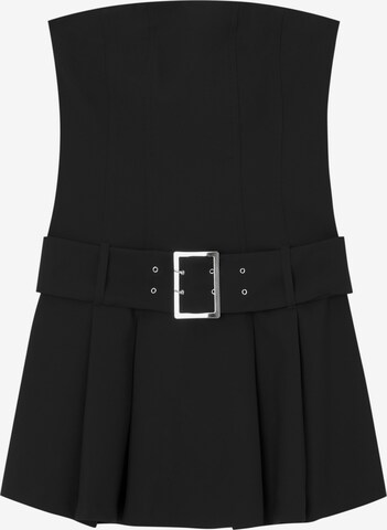 Pull&Bear Šaty – černá: přední strana