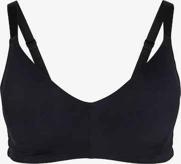 Devoted by Zizzi Triangle Bra 'LKANU' in Black: front