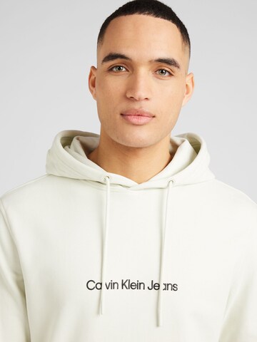 Sweat-shirt Calvin Klein Jeans en blanc