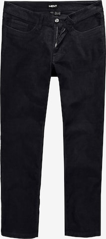 Men Plus Trousers in Black: front