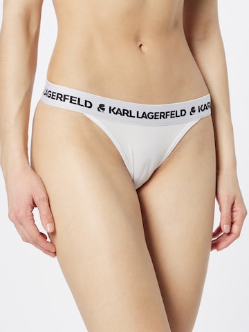 Karl Lagerfeld Panty in White: front