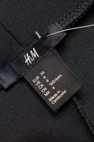 H&M Minirock XS in Schwarz
