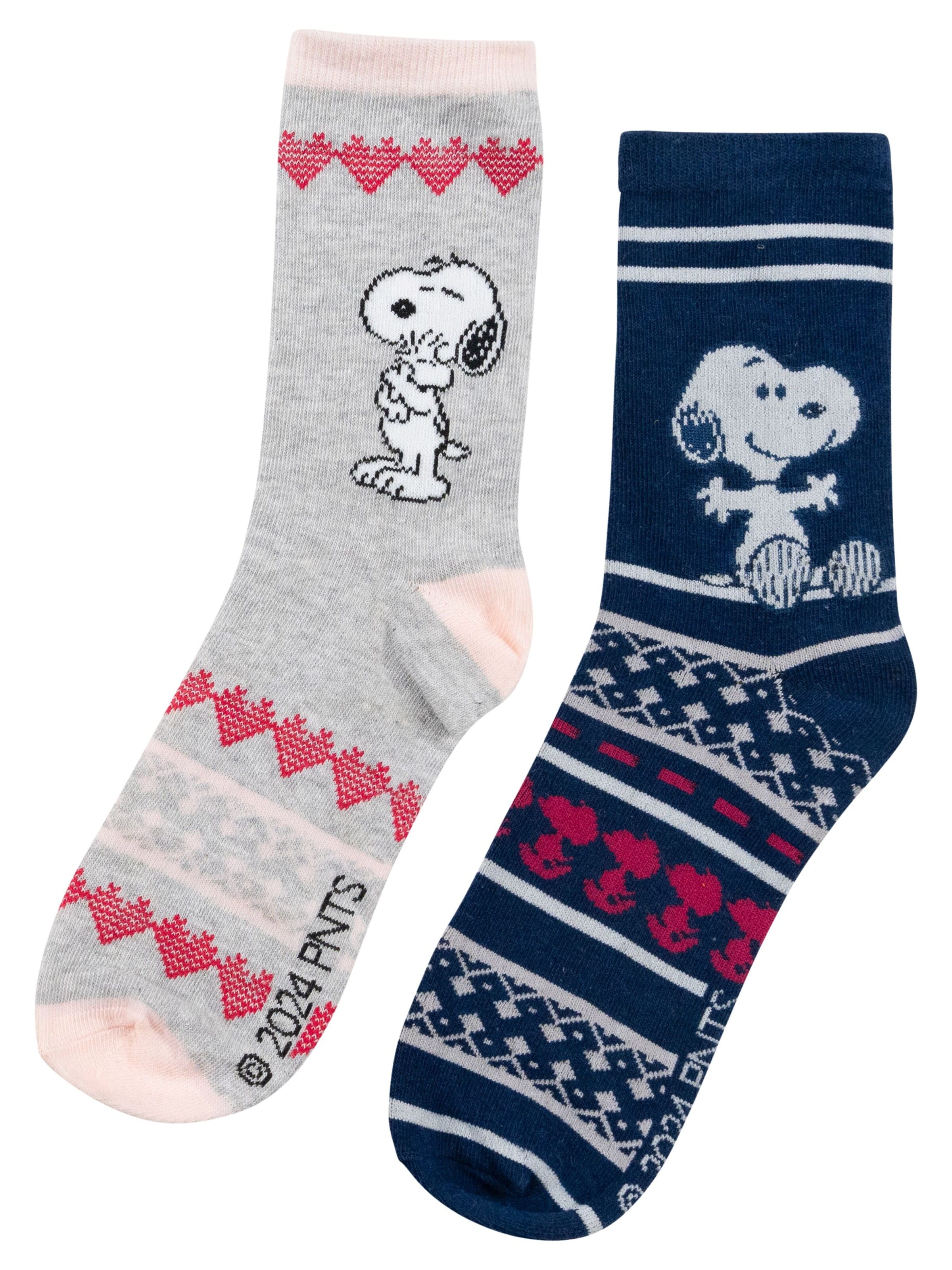 Snoopy & Die Peanuts Socks 'Norweger' in Mixed colors