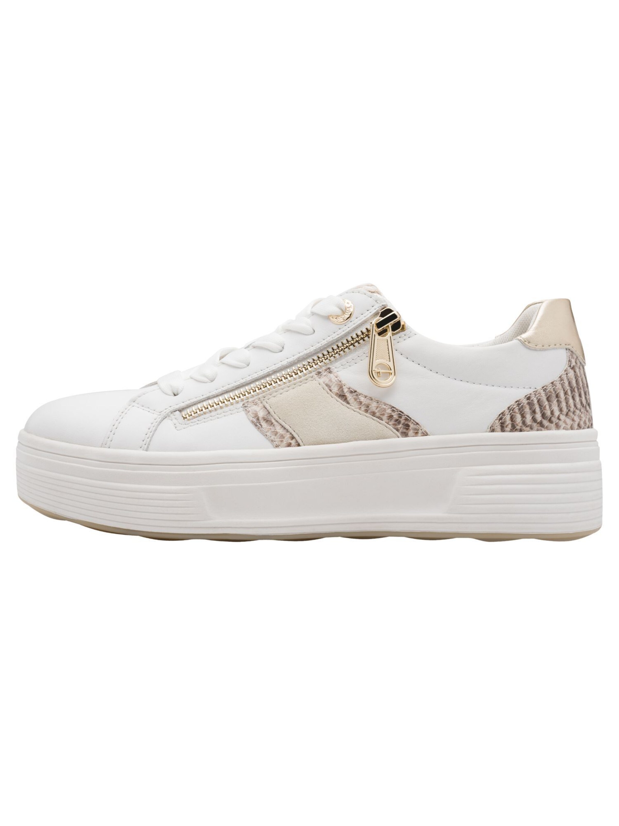 Tamaris Platform trainers in White