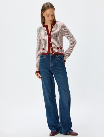 Koton Gebreid vest in Rood