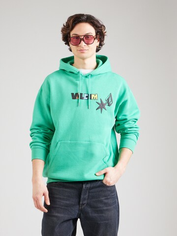 Volcom Sweatshirt 'FA BOB MOLLEMA' in Grün